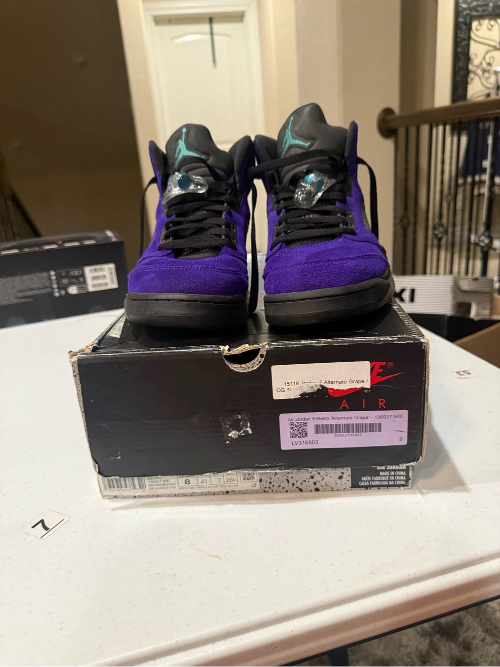 Size 12 - Jordan 5 Retro Alternate Grape 2020